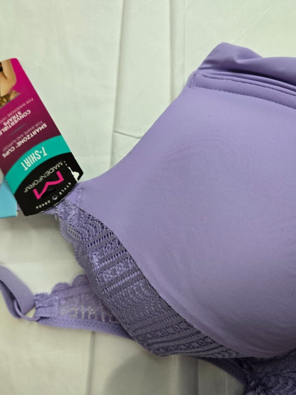 Maidenform purple 40C convertible strap DM9404 bra *creased - Picture 2 of 4